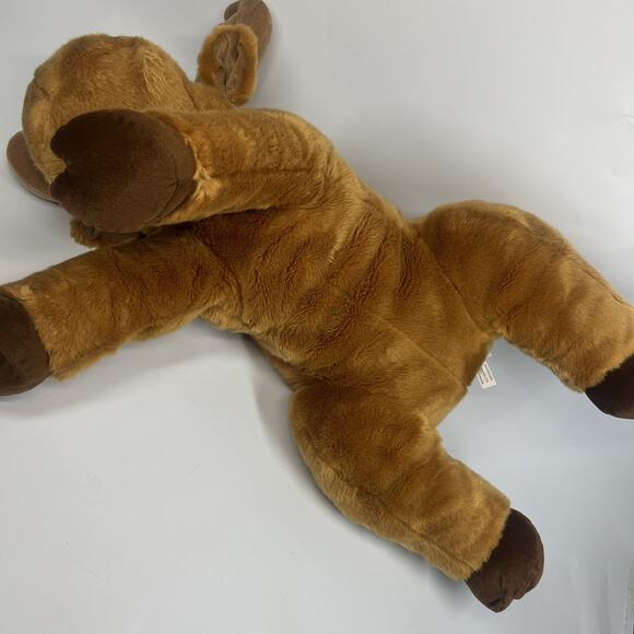 Aurora Plush Moose Realistic Brown 28" Large Stuffed Animal Toy Excellent Cond. - Picture 10 of 12